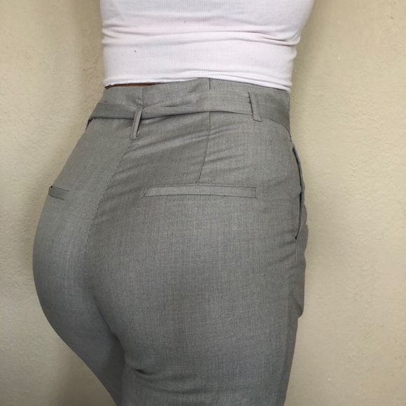SOLD NWOT High rise trouser pants with belt